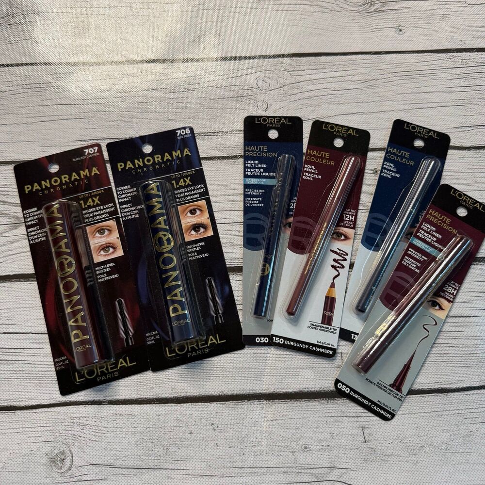 L’Oreal Paris Makeup Bundle (Mascara, Liner, Pencil)